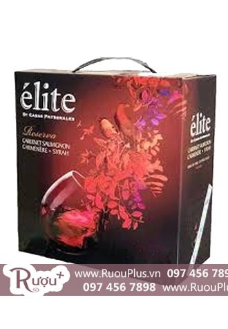 Rượu vang bịch Elite Reserva 3 Lít Cao cấp