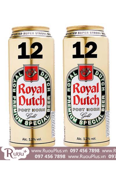 Bia Hà Lan Royal Dutch Gold Super Strong  - Lon 12%/ 500ml