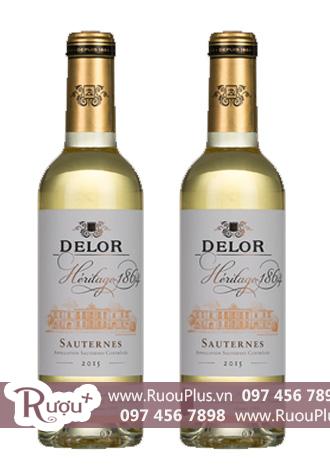 Rượu vang ngọt Delor Heritage 1864 Sauternes