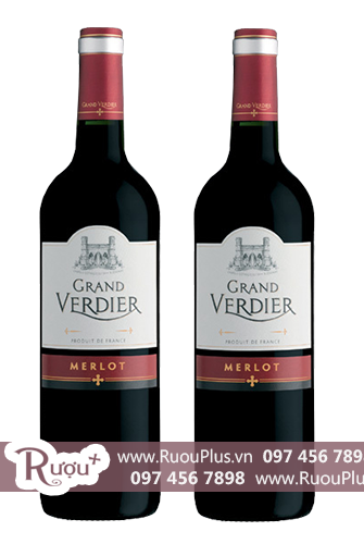 Rượu vang Pháp Grand Verdier Merlot