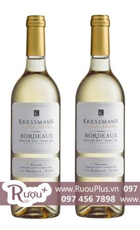 Rượu vang Pháp Kressmann Bordeaux Demi Sec