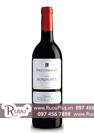 Rượu vang Pháp Kressmann Bordeaux Superieur