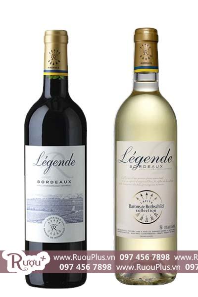 Rượu vang Legende Bordeaux (red-white)