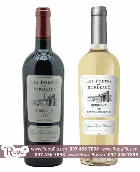 Rượu vang Pháp Les Portes de Bordeaux 2015