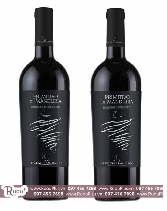 Rượu vang Ý Le Vigne di Sammarco Primitivo di Manduria 2015
