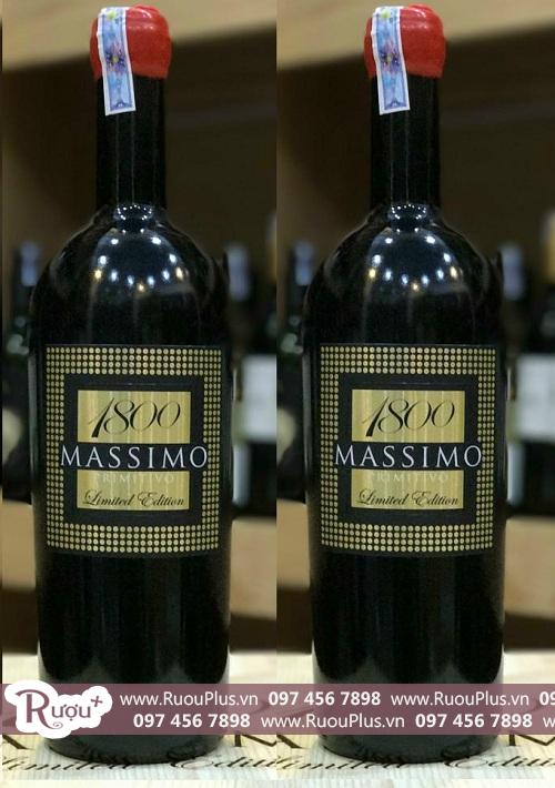 Rượu vang 18 độ Ý 1800 Massimo