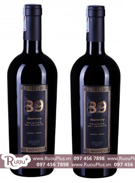 Rượu vang 89 Anniversary Primitivo Del Salento Limited Edition