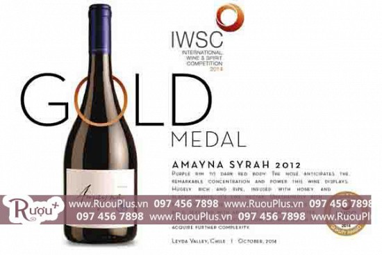 Rượu vang Amayna Syrah