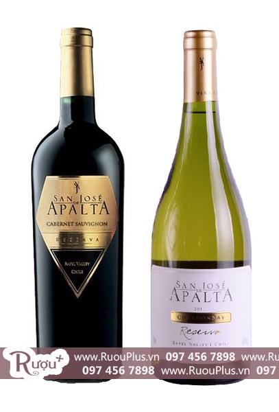Rượu vang Apalta Reserva Cabernet Sauvignon Chardonnay
