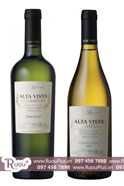 Rượu vang Argentina Alta Vista Premium trắng