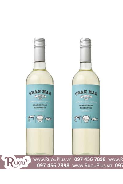 Rượu vang Argentina Gran Mar Chardonnay Torrontes