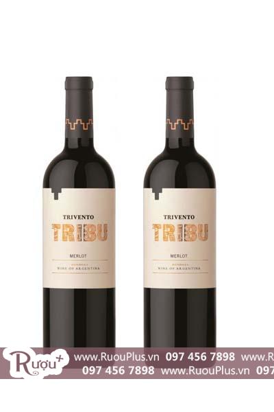 Rượu vang Argentina Trivento Tribu Merlot