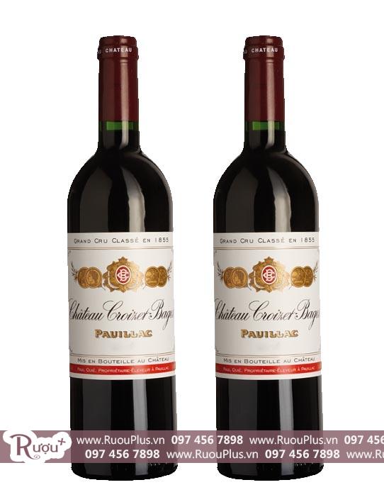 Rượu vang Pháp Chateau Croizet Bages 2011