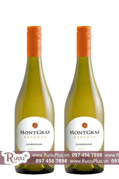 Rượu vang Chile MontGras Reserva Chardonnay