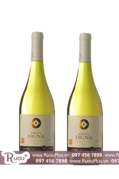 Rượu vang Chile Santa Digna Reserva Chardonnay