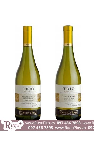 Rượu vang Chile Trio Reserva Chard/Pinot Grigio/Pinot