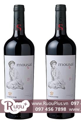 Rượu vang Mousai La Ronciere - Rượu vang cô gái Mousai (5 chai)