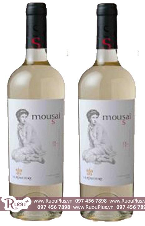Rượu vang Mousai Sauvignon Blanc 2015