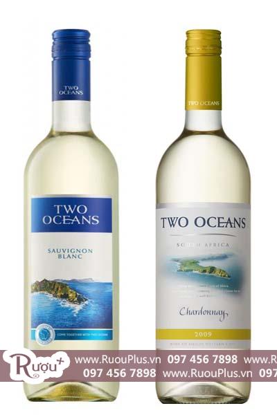 Rượu vang Nam Phi Two Oceans White