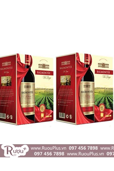 Rượu vang bịch Pháp Balmontee BIB 3.0L