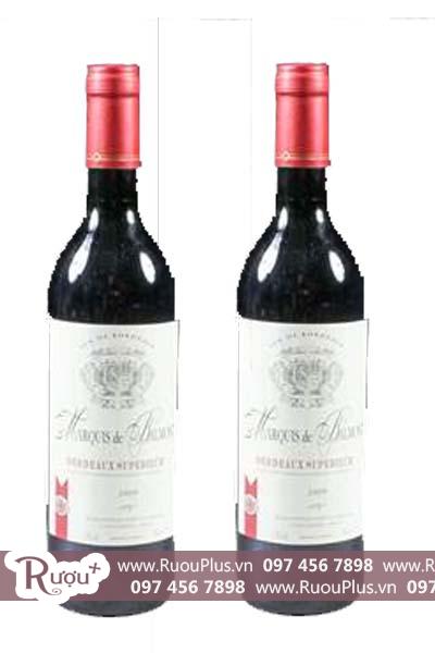 Rượu vang Pháp Balmontee Bordeaux Superieur - Red