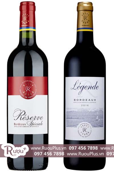Rượu vang Pháp Barons de Rothschild Bordeaux Rouge