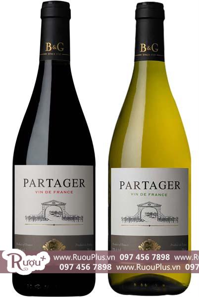 Rượu vang Pháp B&G Partager