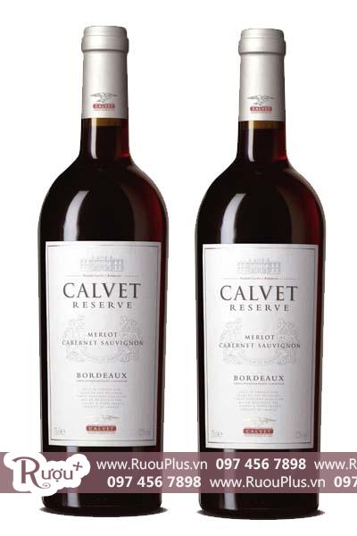 Rượu vang Pháp Calvet Reserve, Merlot / Cabernet Sauvignon