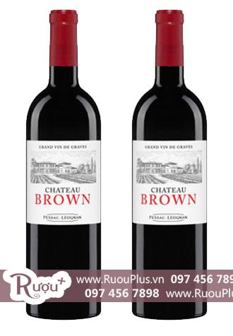 Rượu vang Pháp Château Brown Red