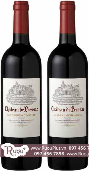 Rượu vang Pháp Chateau De Pressac