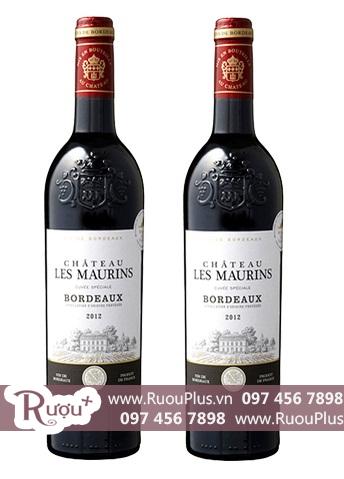 Rượu vang Pháp Chateau Les Maurins Bordeaux