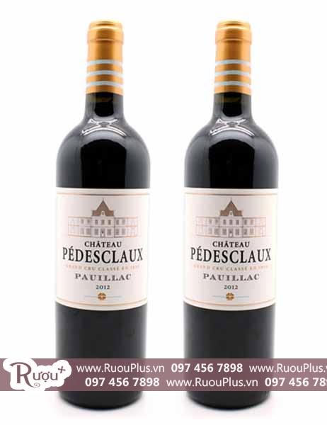 Rượu vang Pháp Chateau Pedesclaux