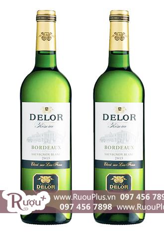 Rượu vang Pháp Delor Bordeaux Sauvignon Blanc