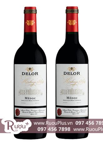 Rượu vang Pháp Delor Heritage 1864 Bordeaux Rouge