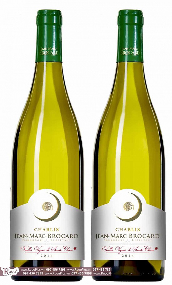 Rượu vang Pháp Jean Marc Brocard Chablis Vieille Vignes - Saint Claire