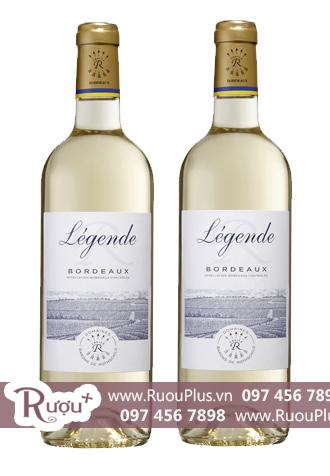 Rượu vang Pháp Legende Bordeaux Blanc