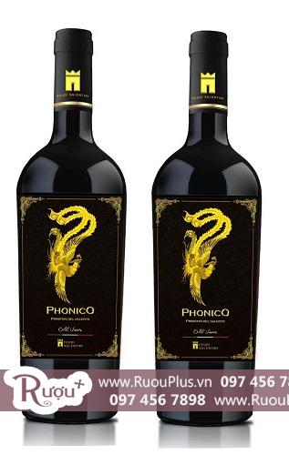 Rượu vang Con Công Phonico Primitivo Del Salento