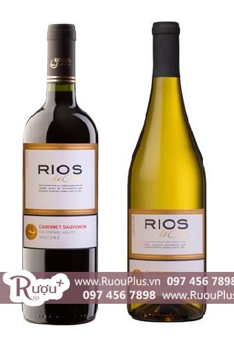Rượu vang Rios de Chile Cabernet Sauvignon Chardonnay