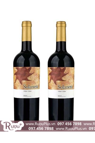Rượu vang Vang Tây Ban Nha Bodega Castano Solanera Yecla DO