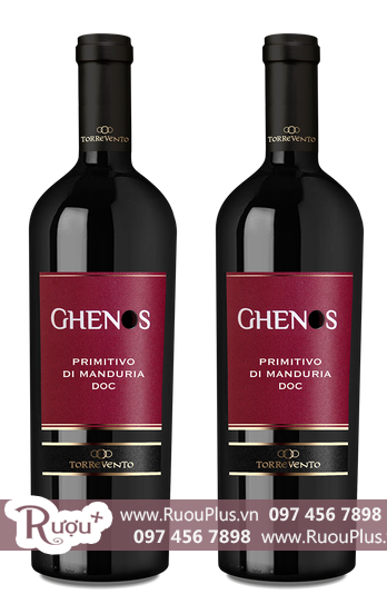 Rượu vang đỏ Torrevento Ghenos Primitivo di Manduria DOC
