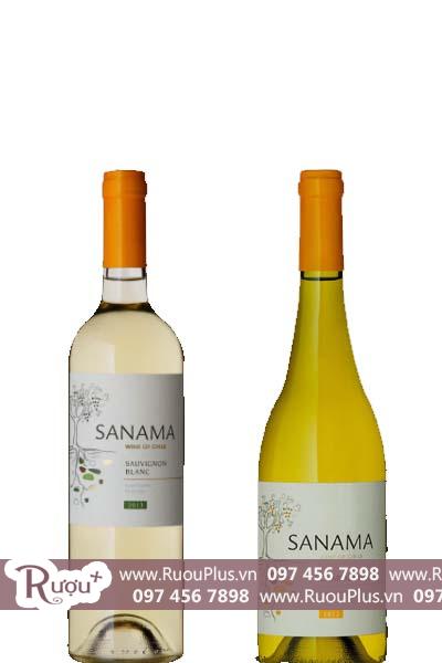 Rượu vang trắng Chile Sanama