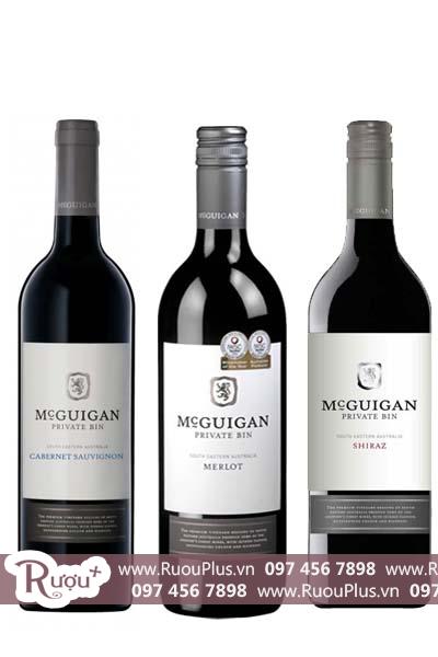 Rượu vang Úc McGuigan Private Bin