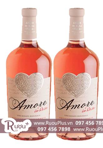Rượu vang Ý Amore In Rosa Vino Rosato Biologico