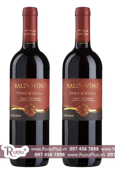 Rượu vang Ý Baldovio Nero D’avola