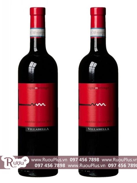 Rượu vang Ý Bardolino Classico Vigna Morlongo Villabella