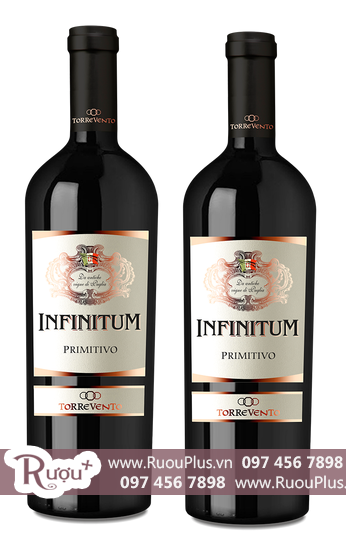 Rượu vang Ý Infinitum Torrevento Primitivo Puglia