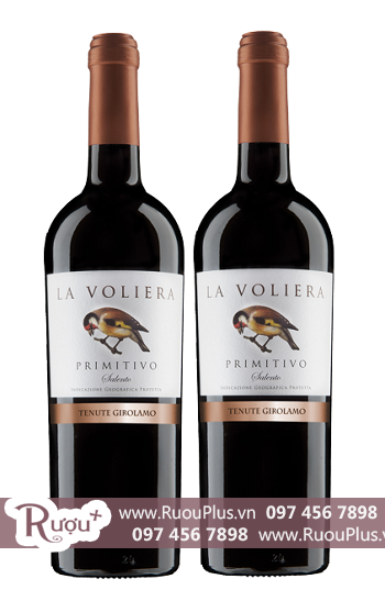 Rượu vang Ý La Voliera Primitivo