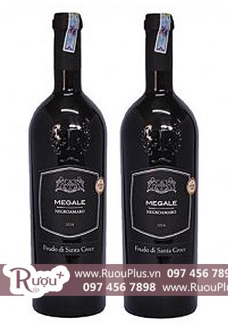 Rượu vang Ý Megale NegroAmaro Salento (Black Label)
