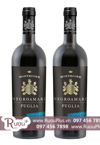 Rượu vang Ý Montecore Negroamaro
