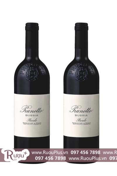 Rượu vang Ý Prunotto Barolo Bussia DOCG
